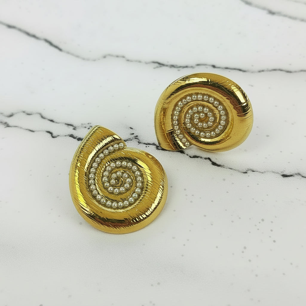 ARETE CARACOL LÍNEA PERLAS