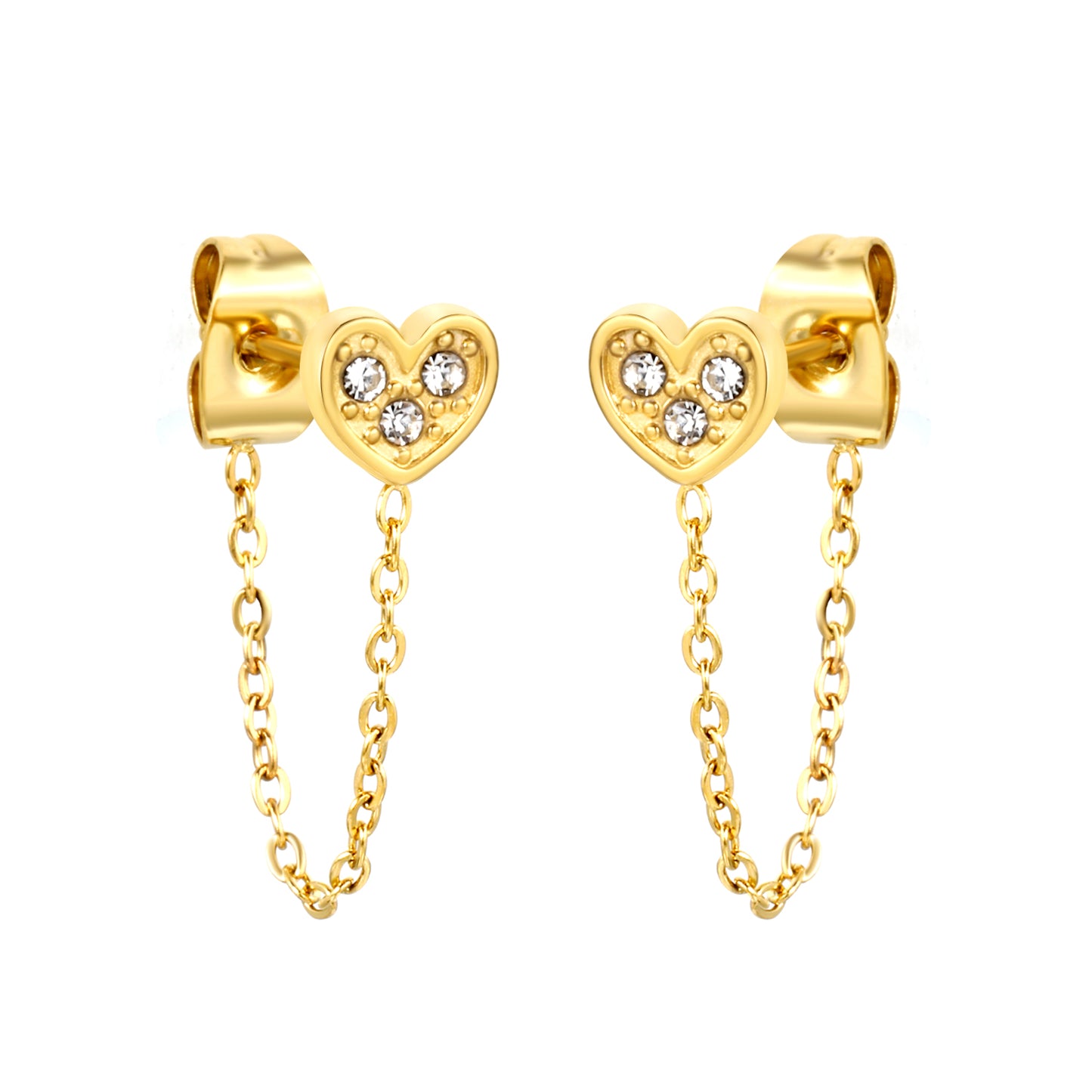 CORAZON ZIRCONIA CON CADENA