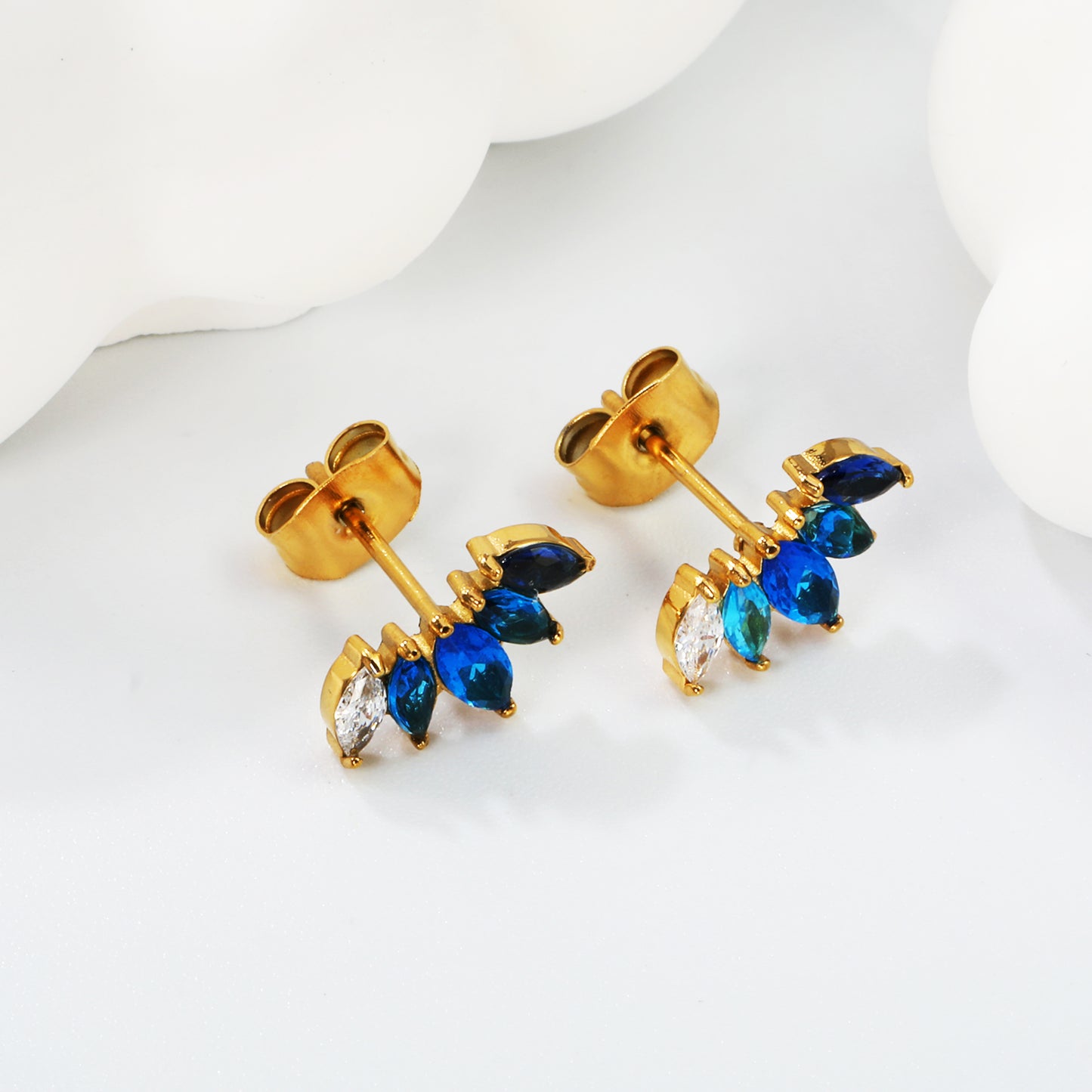 BROQUEL ABANICO AZUL ZIRCONIAS
