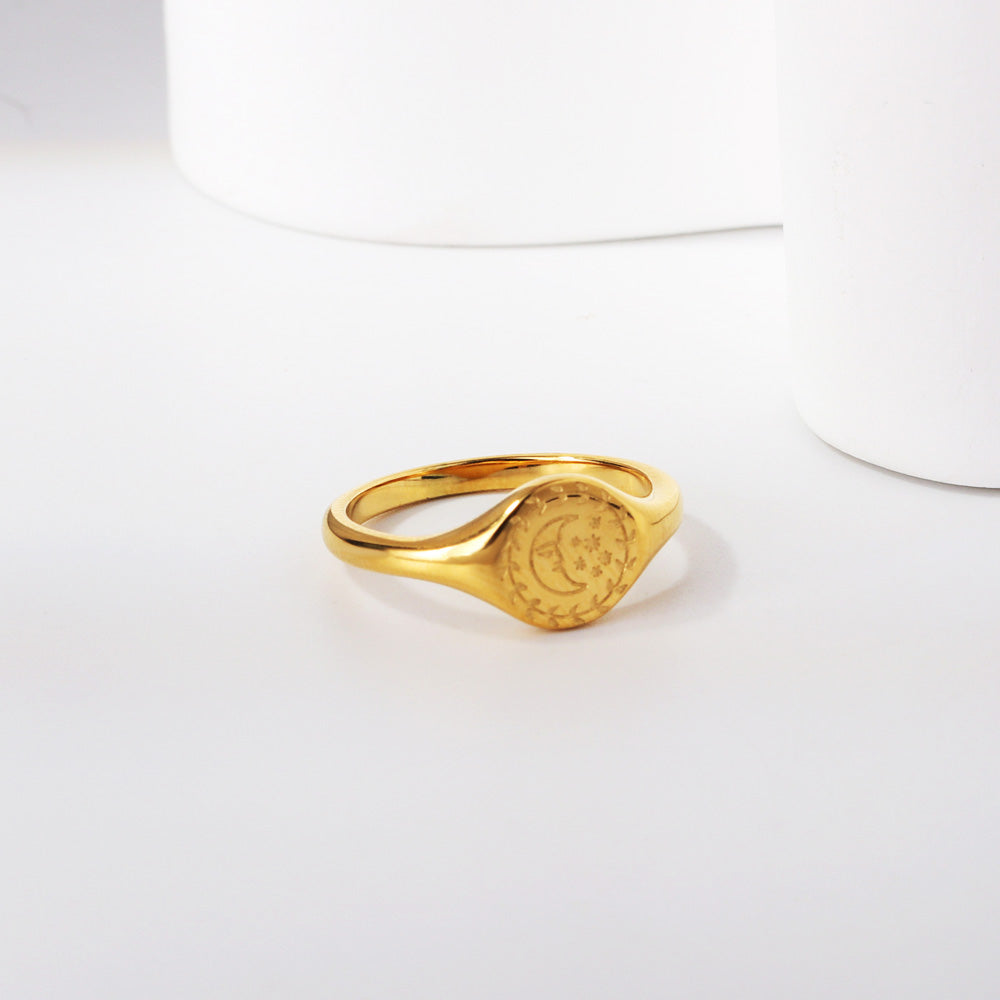 ANILLO LUNA VINTAGE FLAT T8