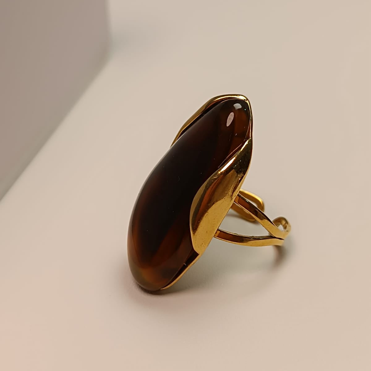 ANILLO RESINA CAFE