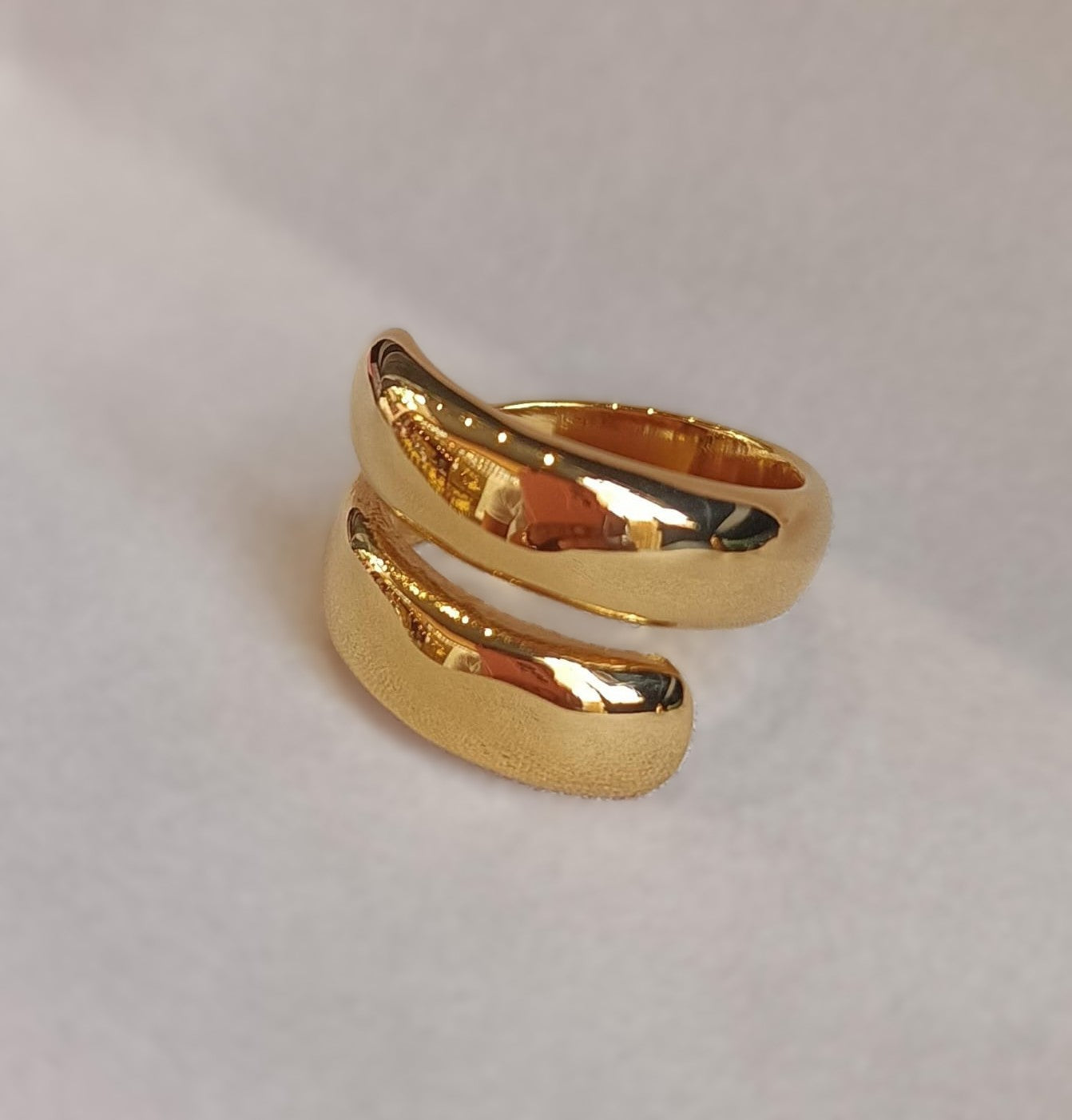 ANILLO DOBLE PULIDO AJUSTABLE