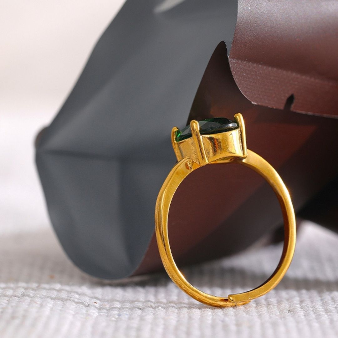 Anillo Zirconia cuadrada