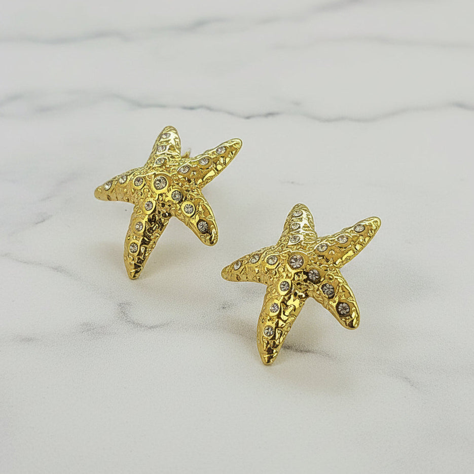 ARETES ESTRELLA CON ZIRCONIA