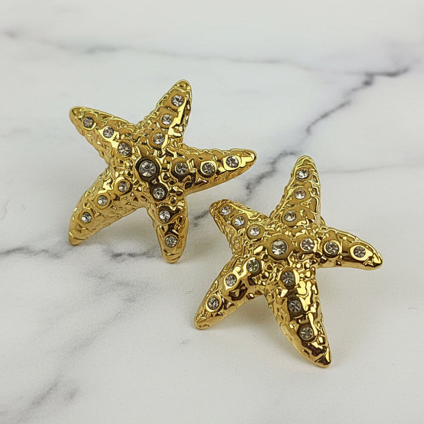 ARETES ESTRELLA CON ZIRCONIA