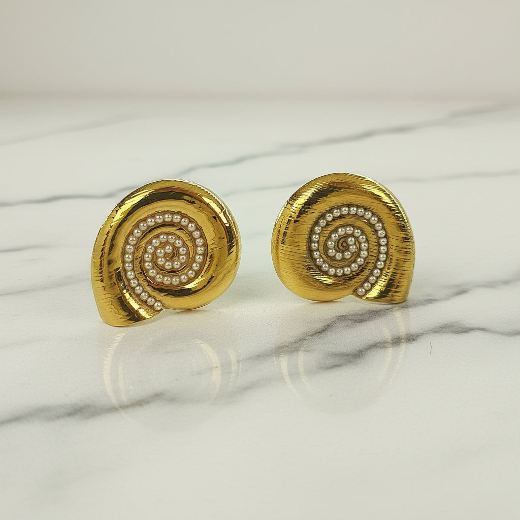 ARETE CARACOL LÍNEA PERLAS