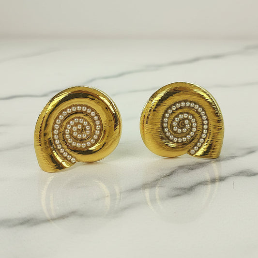 ARETE CARACOL LÍNEA PERLAS
