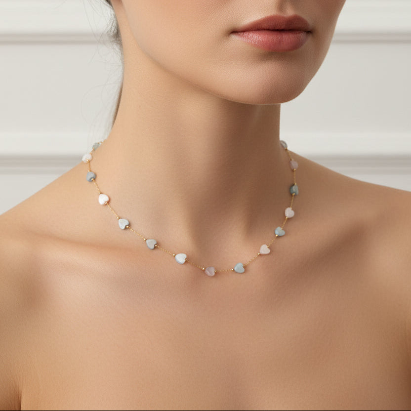 COLLAR CORAZON MP MULTICOLOR
