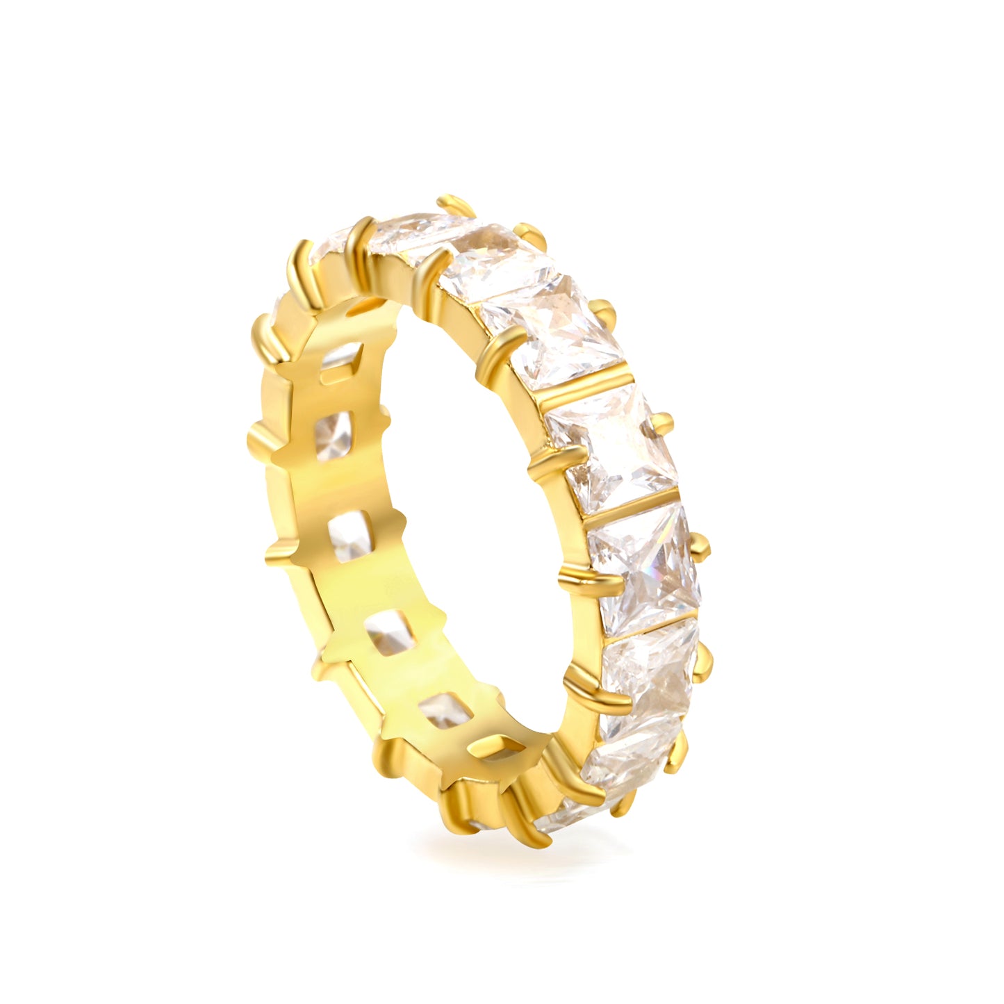 ANILLO CHURUMBELA ZIRCONIA BLANCA 6
