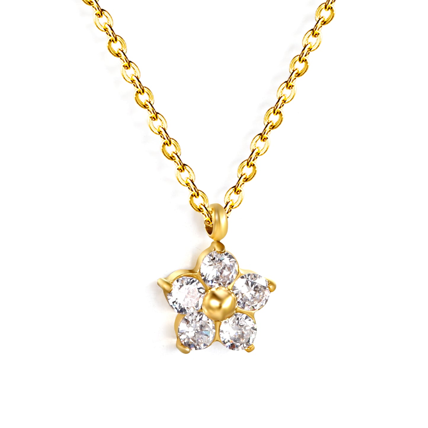 CLL FLOR ZIRCONIA BLANCA