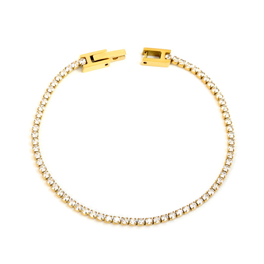 PULSERA MINI ZIRCONIA BLANCA