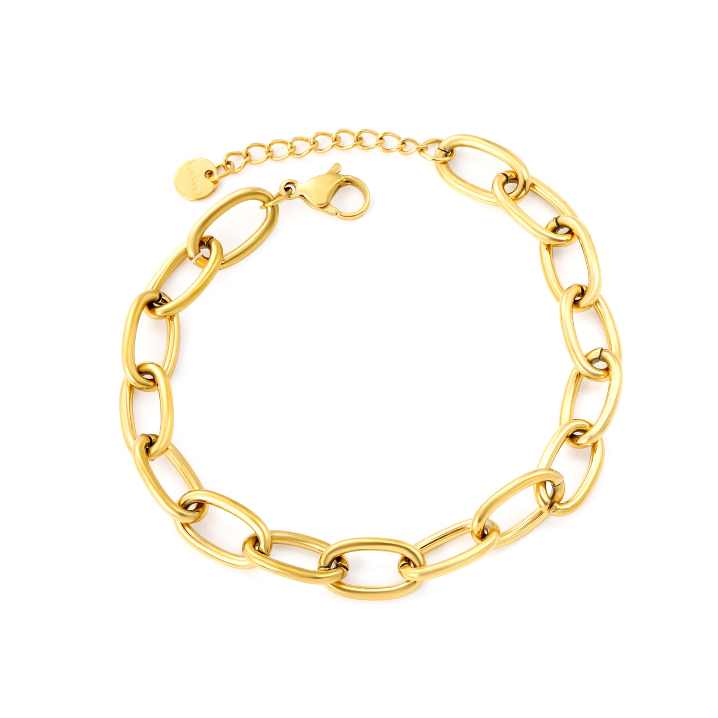 PULSERA ESLABON OVALO