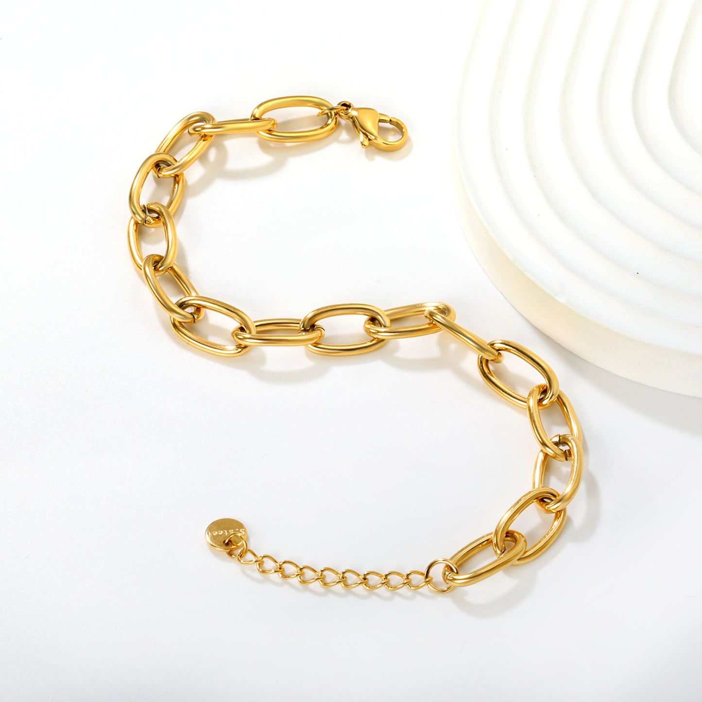 PULSERA ESLABON OVALO