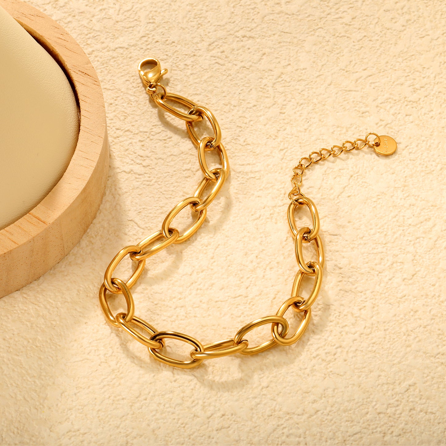 PULSERA ESLABON OVALO
