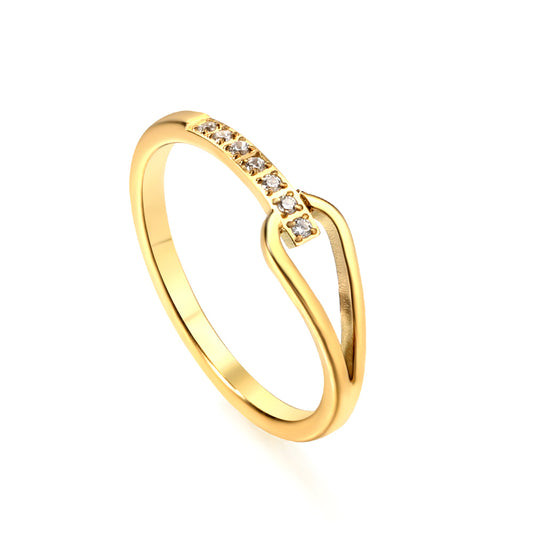 ANILLO DELGADO CINTURON LINEA ZIRCONIA T8