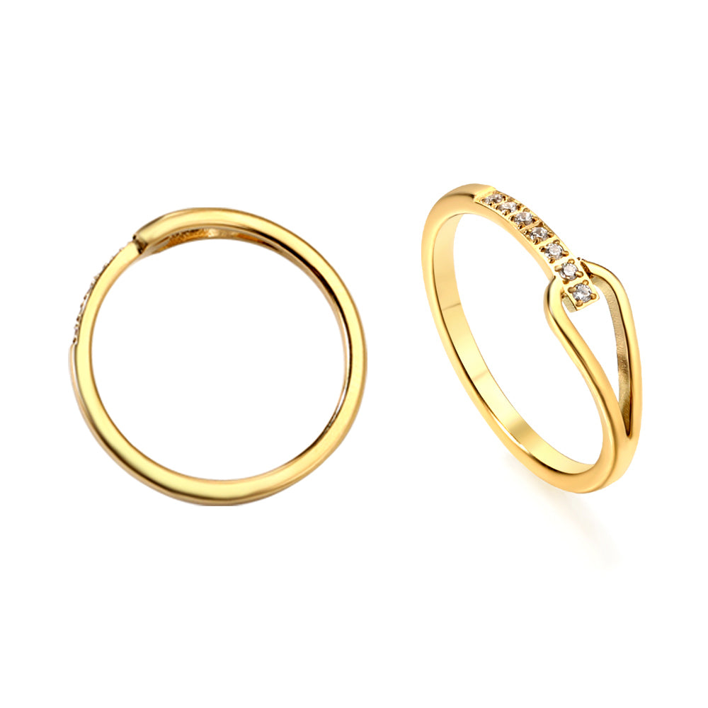 ANILLO DELGADO CINTURON LINEA ZIRCONIA T8