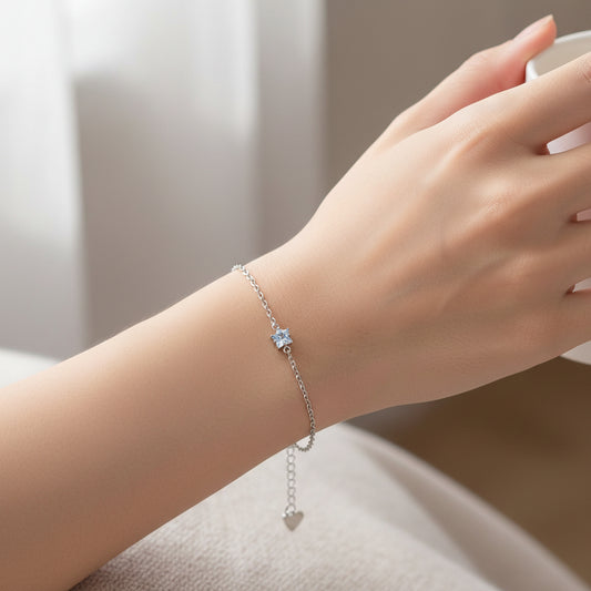 PULSERA BASICA ZIRCONIA CUADRADA