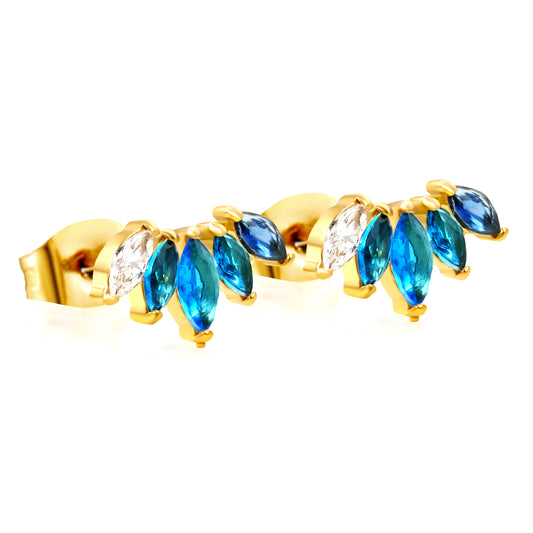 BROQUEL ABANICO AZUL ZIRCONIAS