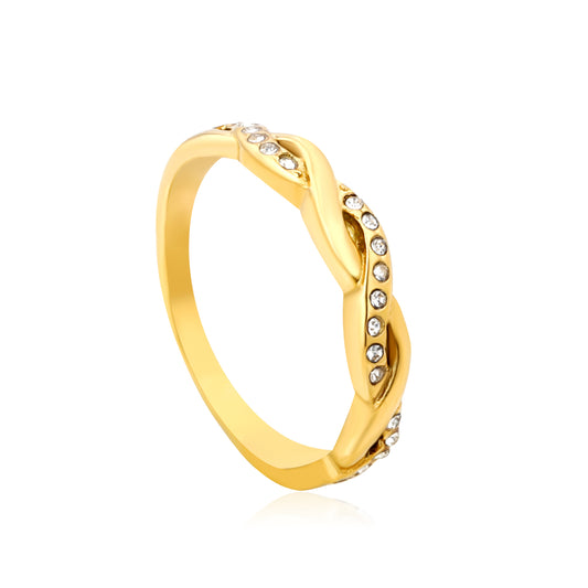 ANILLO TRENZADO ZIRCONIAS