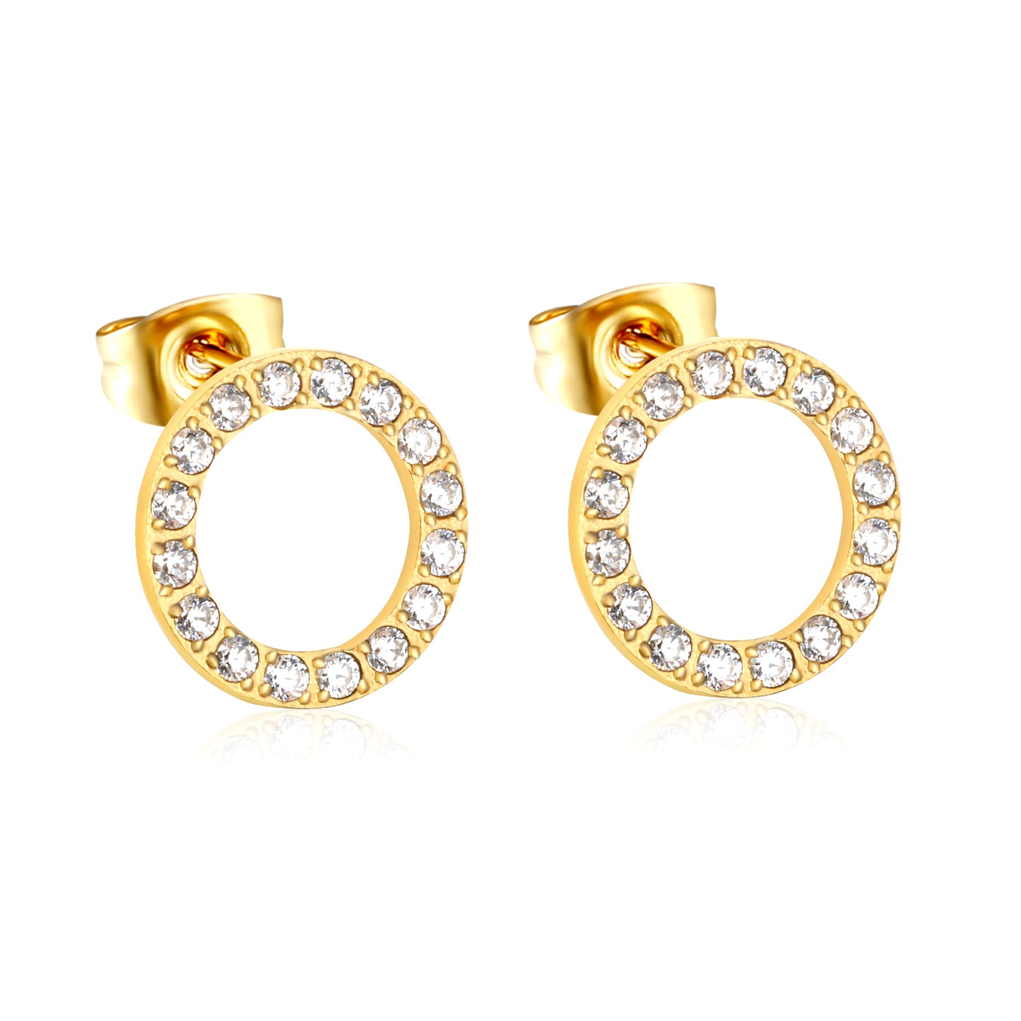 ARETES O 12 MM CON ZIRCONIA