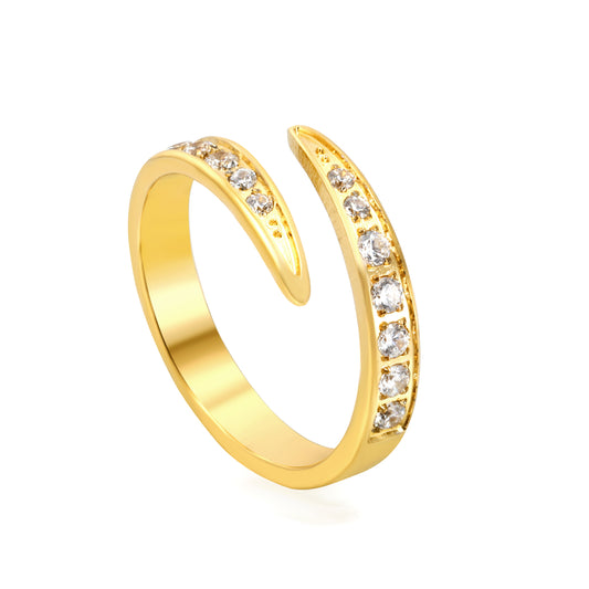 ANILLO ABRAZO ZIRCONIAS T6