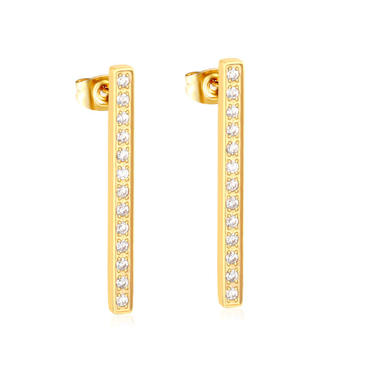 ARETES BARRAS VERTICALES CON ZIRCONIA