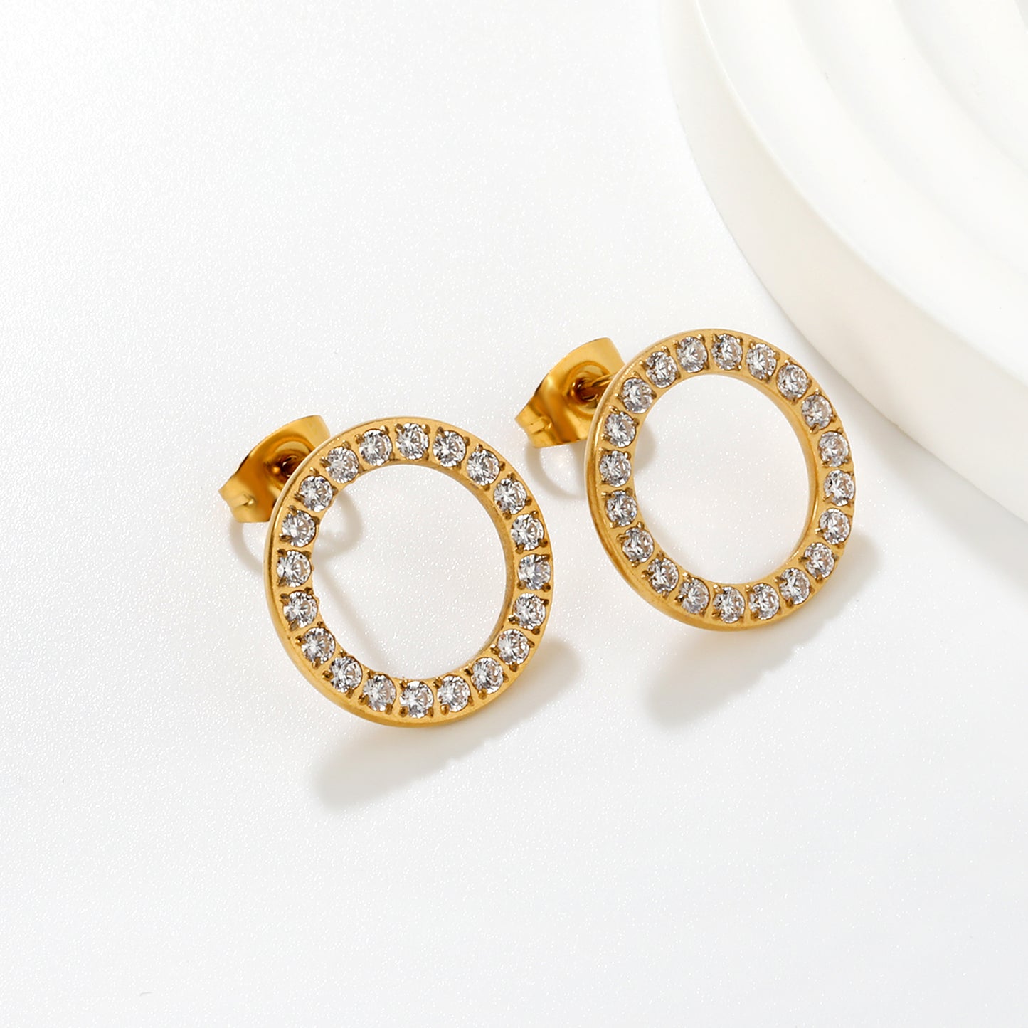 ARETES O CON ZIRCONIA 15 MM