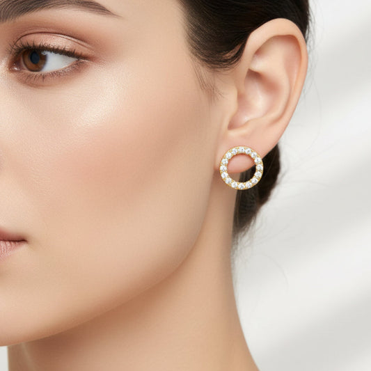 ARETES O CON ZIRCONIA 15 MM