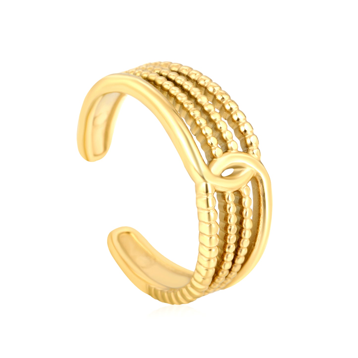 ANILLO 4 LINEAS ENTRELAZADAS