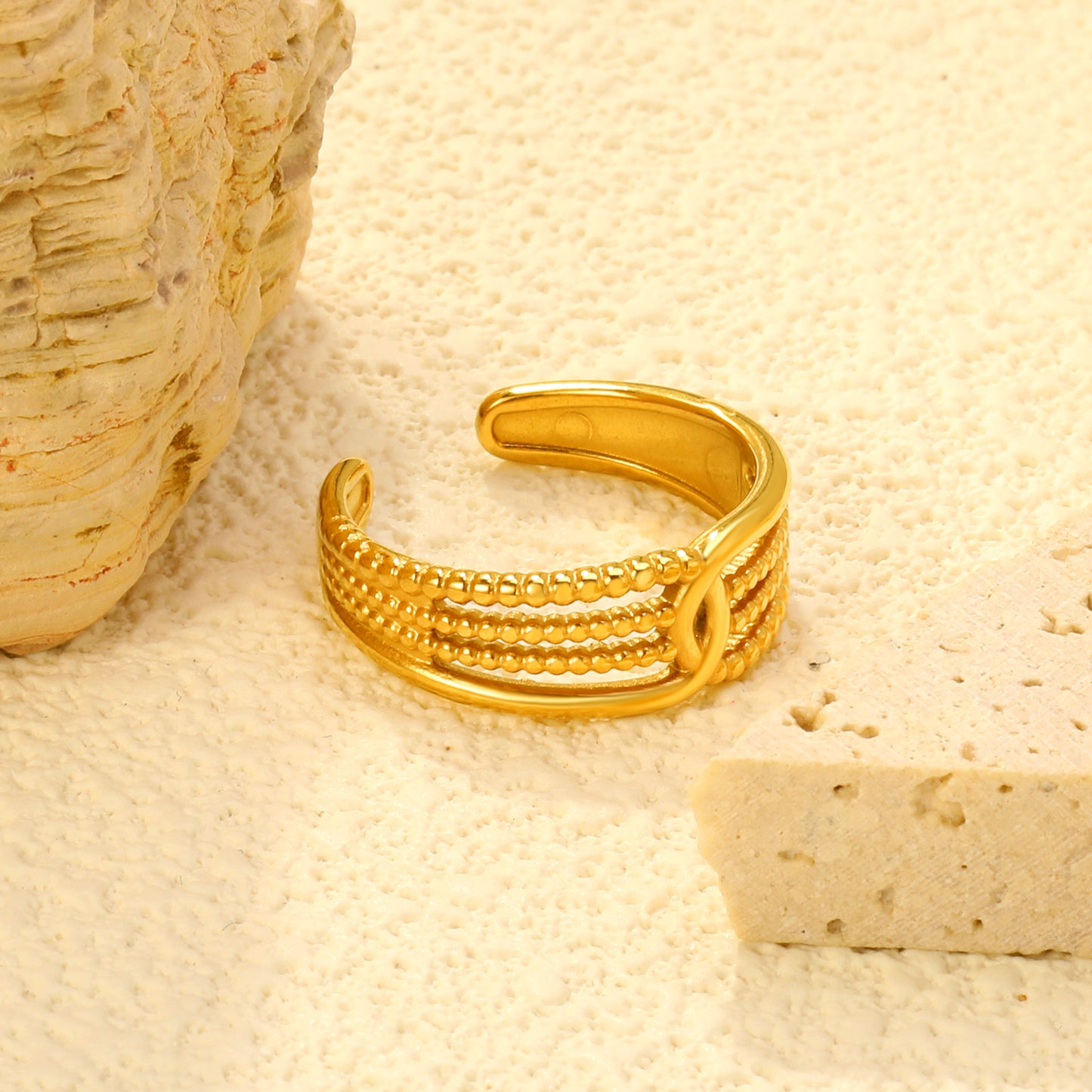 ANILLO 4 LINEAS ENTRELAZADAS
