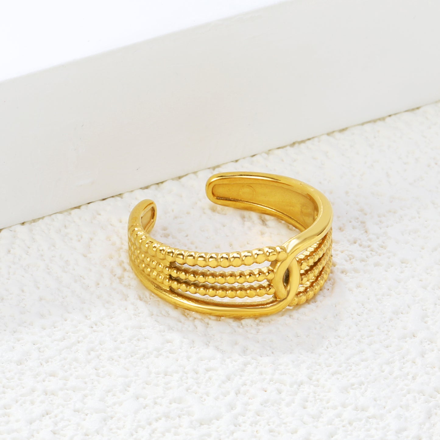 ANILLO 4 LINEAS ENTRELAZADAS