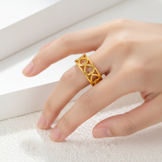 ANILLO 9 CORAZONES