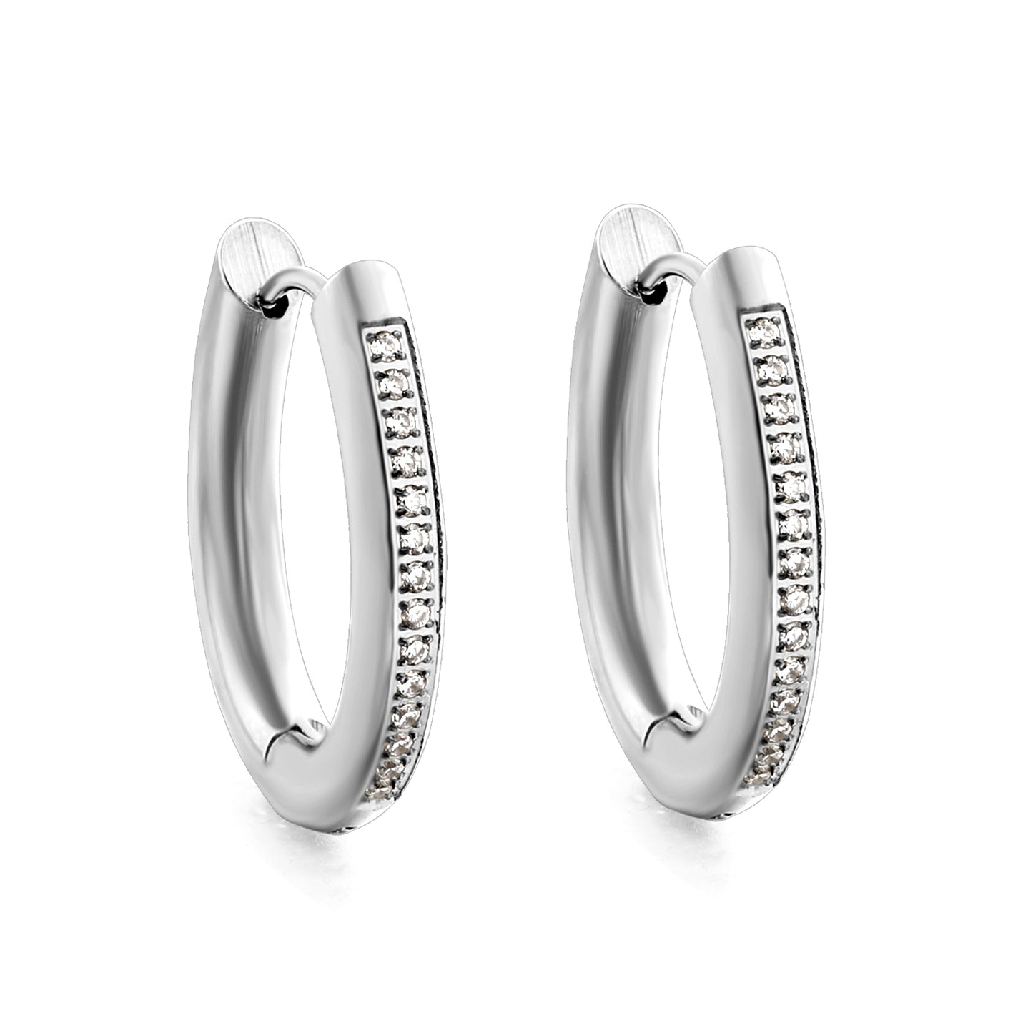 HOOP U LINEA ZIRCONIAS PL
