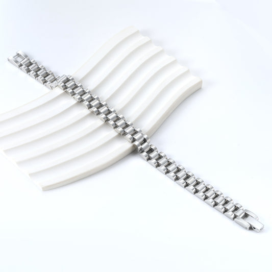 PULSERA TIPO ROLEX PLATEADA