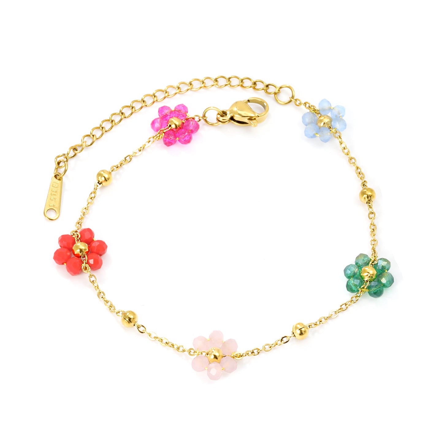 PULSERA FLOR MULTICOLOR