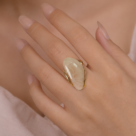ANILLO RESINA ROSA
