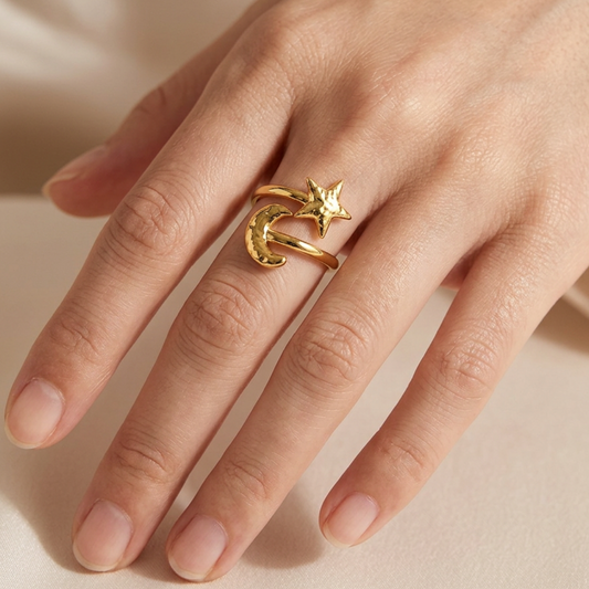 ANILLO LUNA ESTRELLA FUGAZ DD