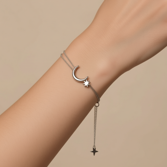 BRAZALETE SOL Y LUNA PL