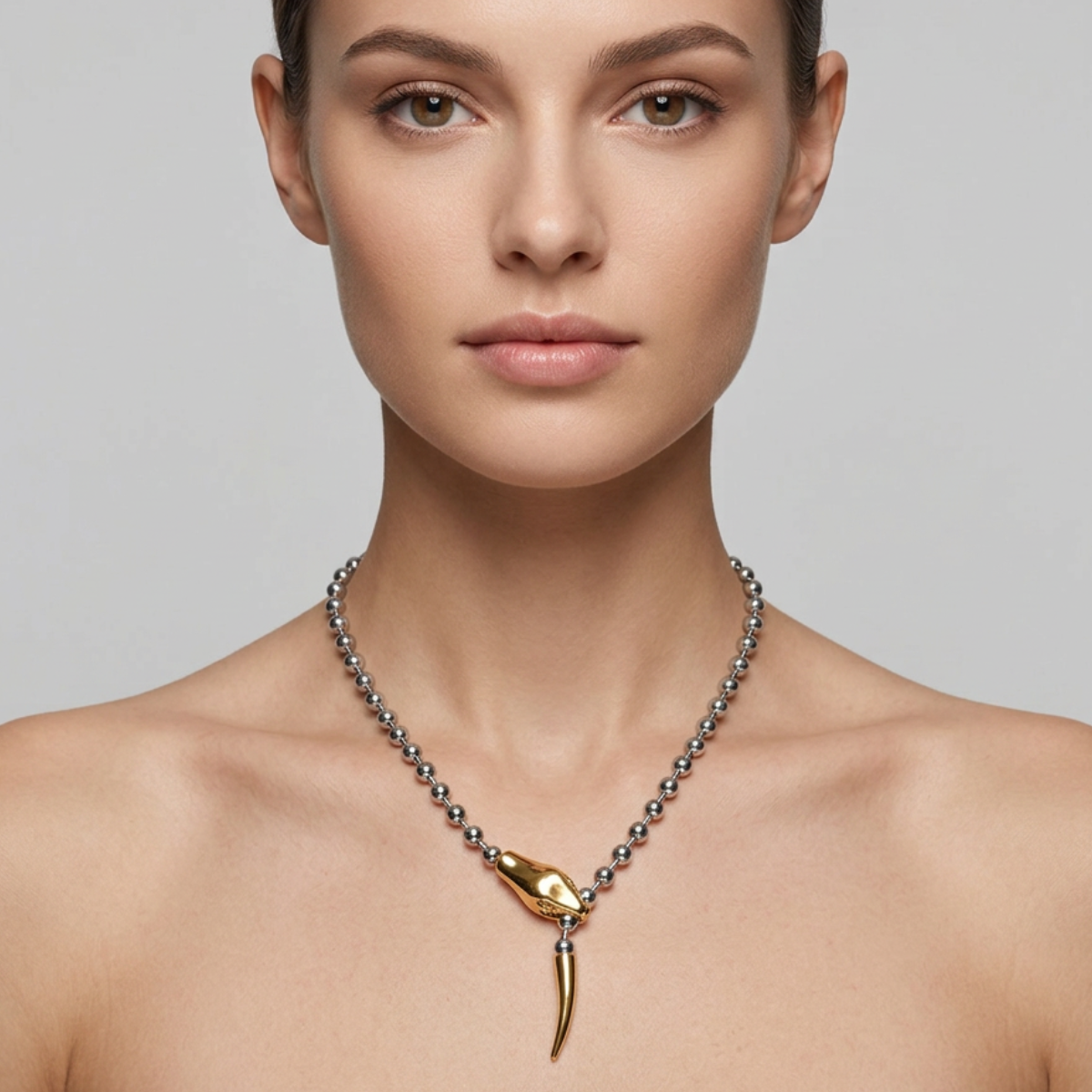 COLLAR MILITAR SERPIENTE MIX
