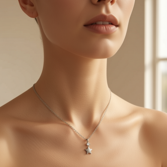 COLLAR ZIRCONIA ESTRELLA COLGANTE