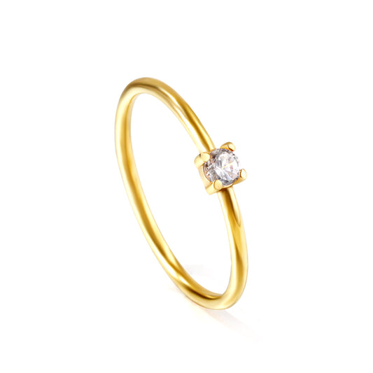 ANILLO MINI ZIRCONIA BL #7