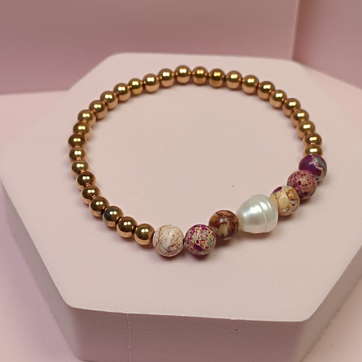 PULSERA DE AUTOR PIEDRA NATURAL