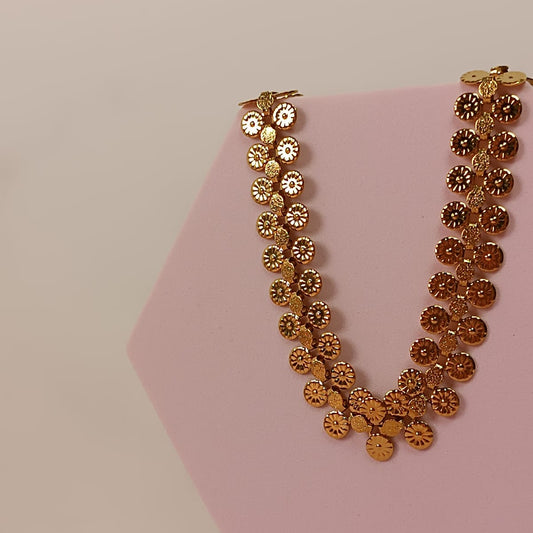 COLLAR MONEDAS DORADO