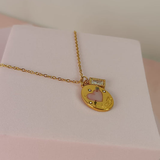 COLLAR MEDALLA CUPIDO LOVE