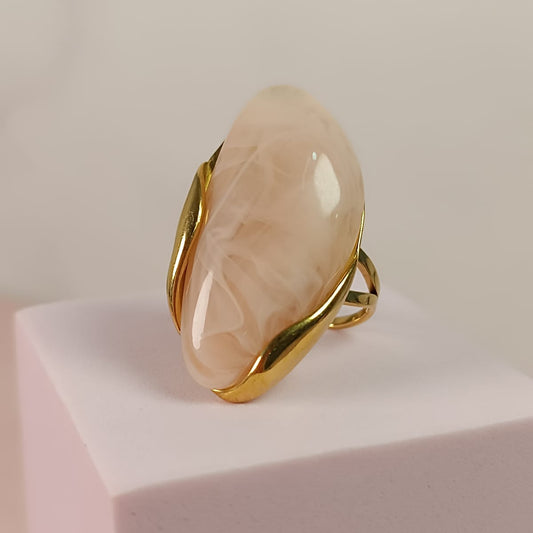 ANILLO RESINA ROSA