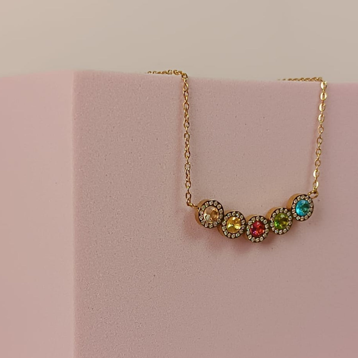 COLLAR 5 CIRCULOS COLORES