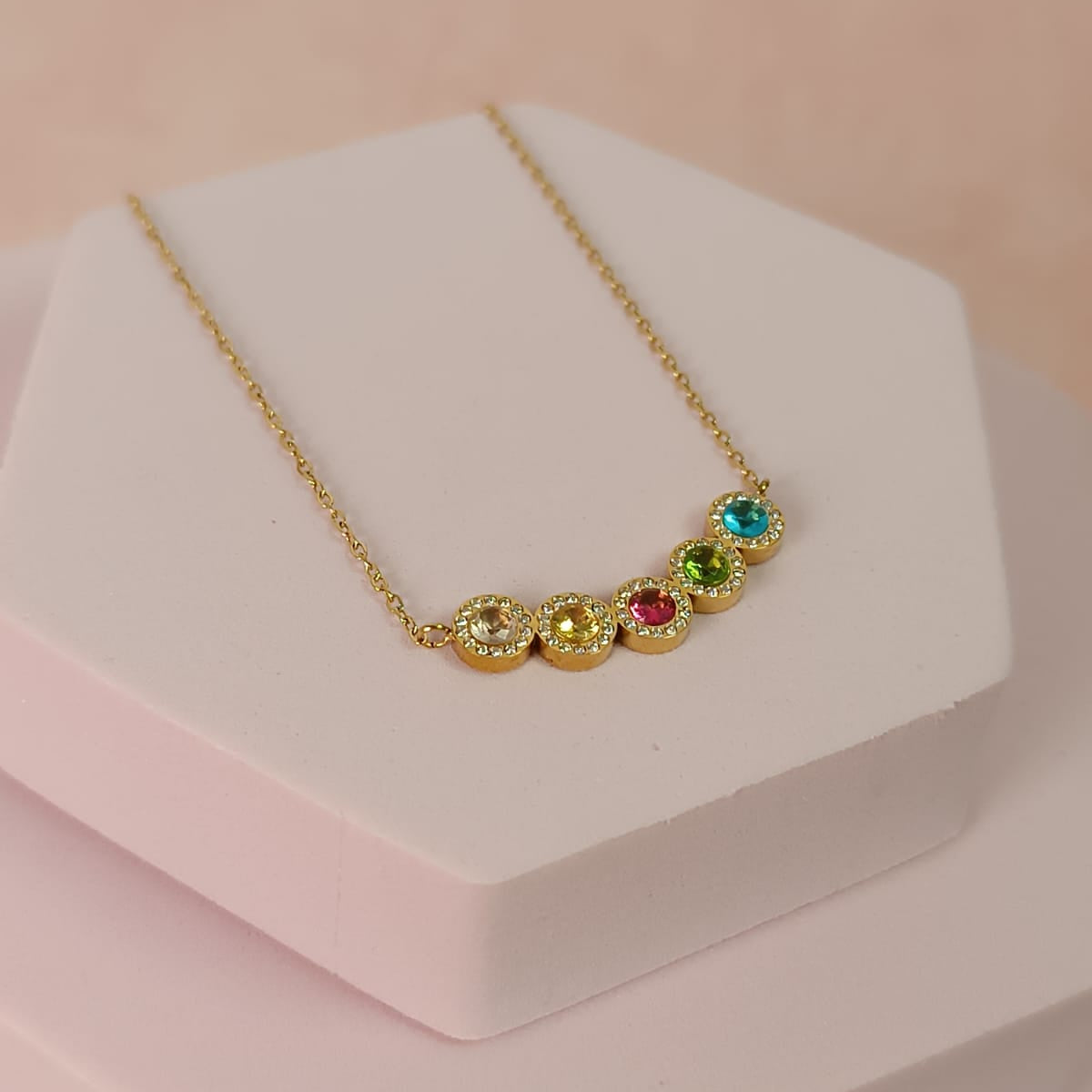 COLLAR 5 CIRCULOS COLORES