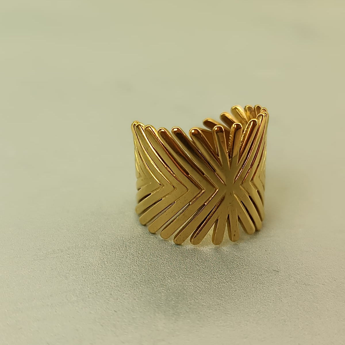 ANILLO HOJA PALMA