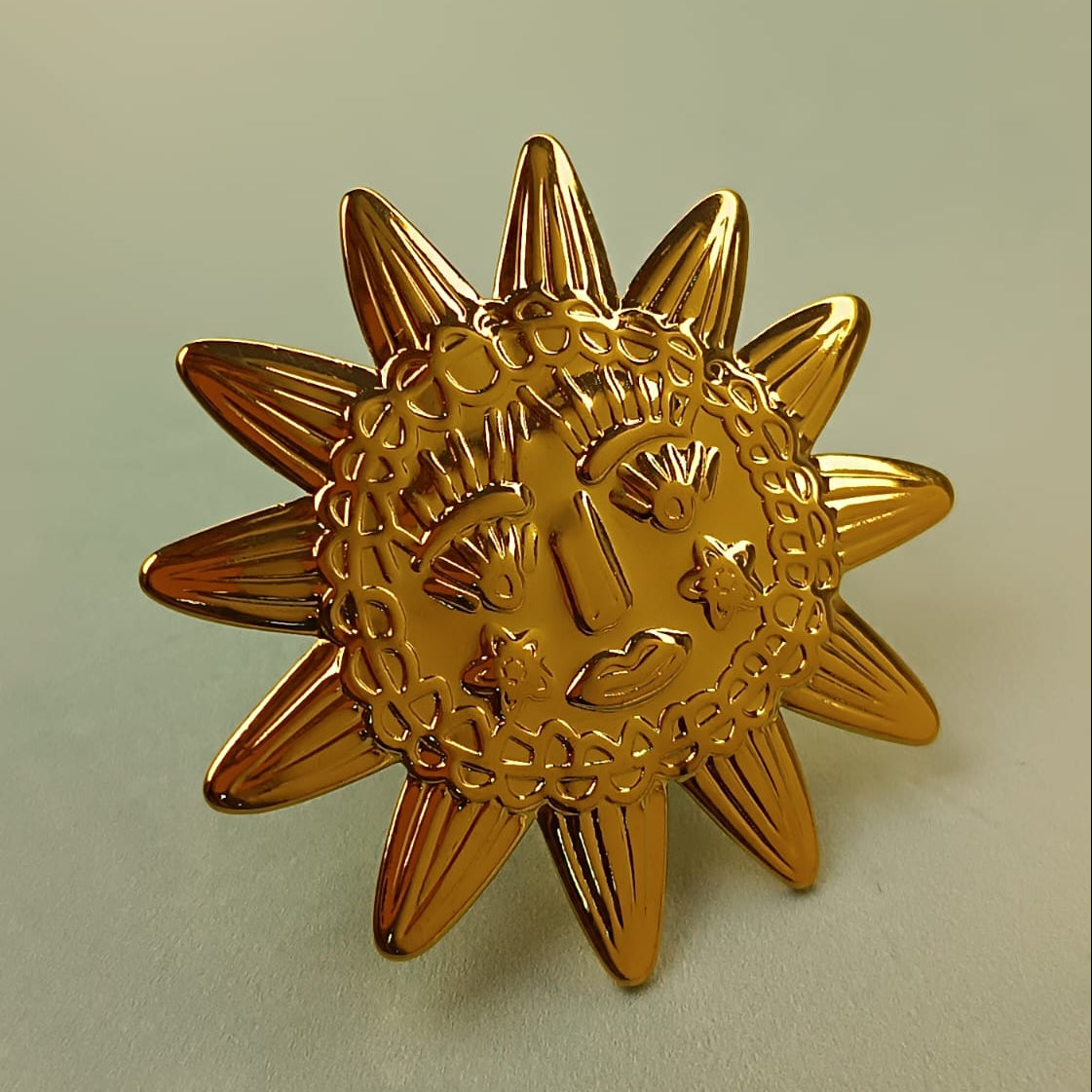 ANILLO SOL ARTESANAL