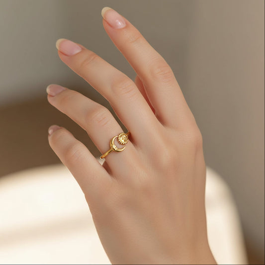 ANILLO SOL Y LUNA